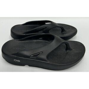 Oofos OOriginal Sandal Women’s Size 7 Black Recovery Flip Flop Thong